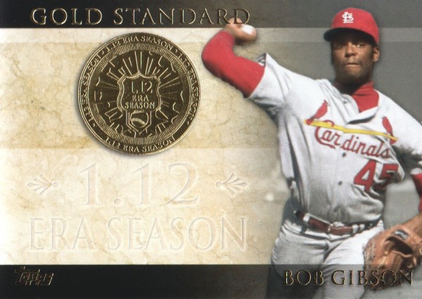 2012 Topps Gold Standard #GS33 Bob Gibson