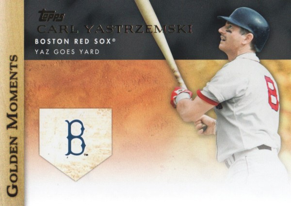 2012 Topps Golden Moments Series 2 #GM15 Carl Yastrzemski