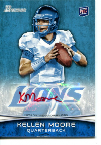 2012 Bowman Rookie Autographs Red Ink #107 Kellen Moore front image