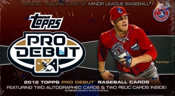 2012 Topps Pro Debut Baseball Hobby Box