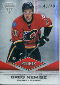 2011-12 Panini Titanium #136 Greg Nemisz/48 RC front image