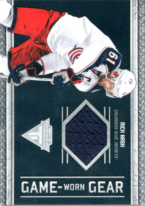 2011-12 Panini Titanium Game Worn Gear #26 Rick Nash