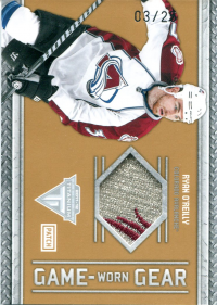 2011-12 Panini Titanium Game Worn Gear Patch #21 Ryan O'Reilly/25 front image