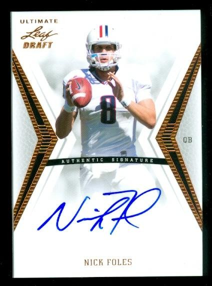 2012 Leaf Ultimate Draft #NF1 Nick Foles