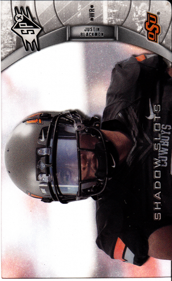 2012 SPx Shadow Slots Pose 1 #JB1 Justin Blackmon