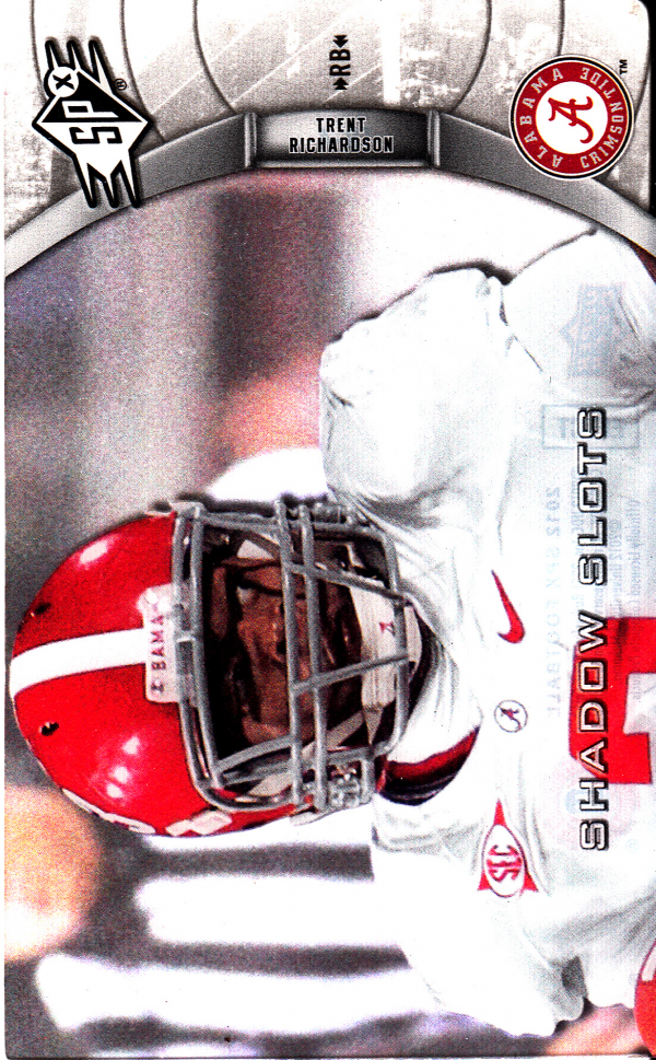 2012 SPx Shadow Slots Pose 4 #TR4 Trent Richardson