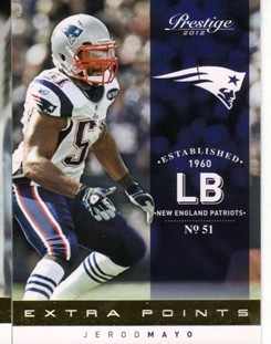 2012 Prestige Extra Points Gold #112 Jerod Mayo
