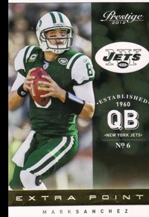 2012 Prestige Extra Points Gold #129 Mark Sanchez