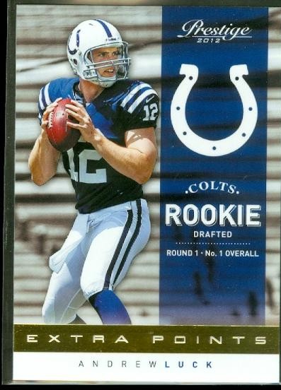 2012 Prestige Extra Points Gold #229 Andrew Luck