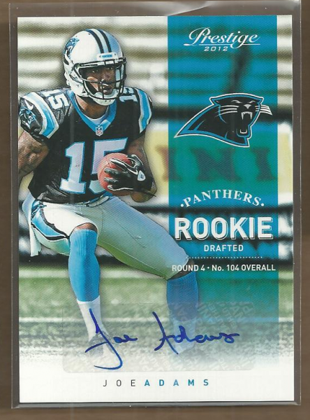 2012 Prestige Rookie Autographs #282 Joe Adams/799