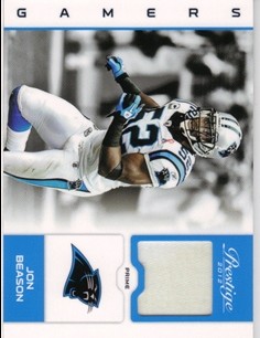 2012 Prestige Gamers Materials Prime #36 Jon Beason