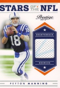 2012 Prestige Stars of the NFL Materials #16 Peyton Manning/40