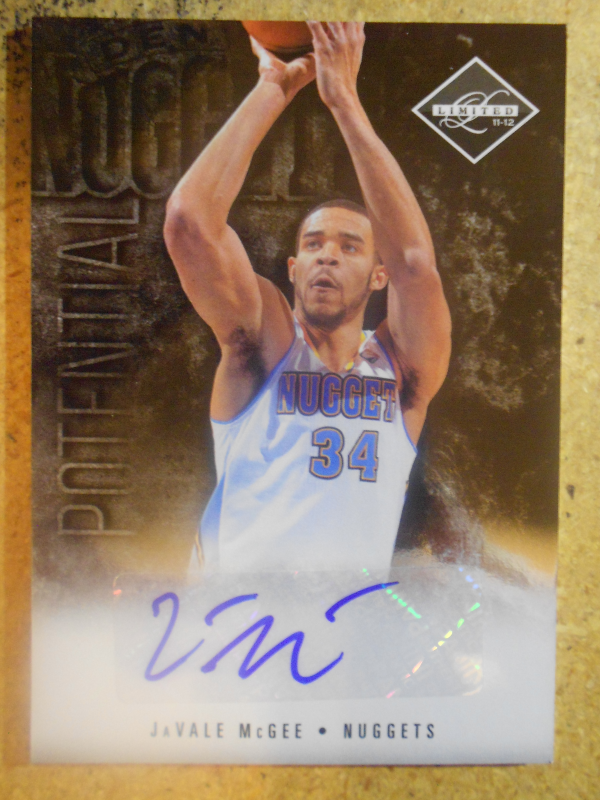 2011-12 Limited Potential Signatures #30 JaVale McGee/99