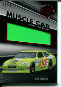 2012 Press Pass Redline Muscle Car Sheet Metal Red #MCDP1 Danica Patrick Cup/75 front image