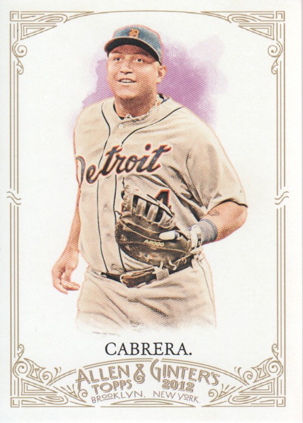 2012 Topps Allen and Ginter #3 Miguel Cabrera