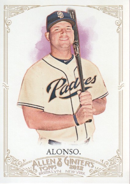 2012 Topps Allen and Ginter #9 Yonder Alonso