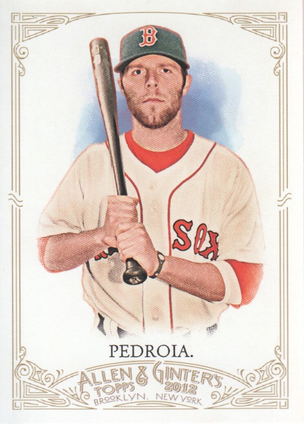 2012 Topps Allen and Ginter #10 Dustin Pedroia