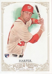 2012 Topps Allen and Ginter #12 Bryce Harper RC front image