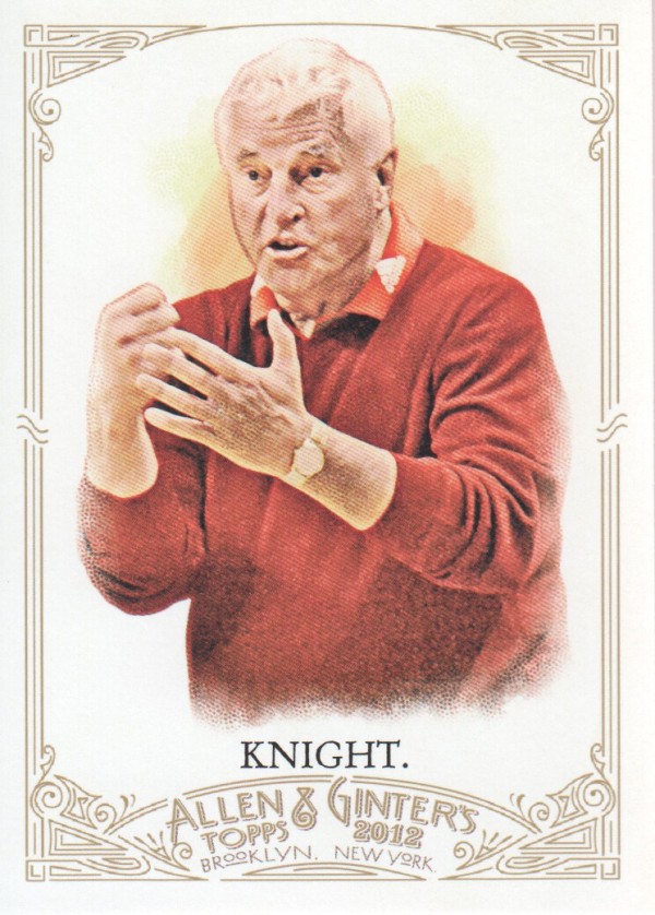2012 Topps Allen and Ginter #19 Bob Knight