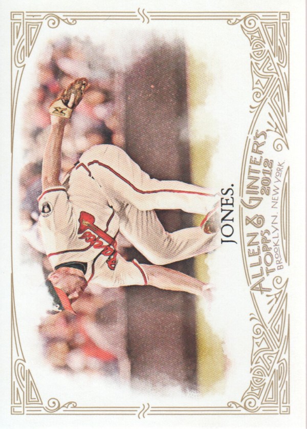 2012 Topps Allen and Ginter #33 Chipper Jones