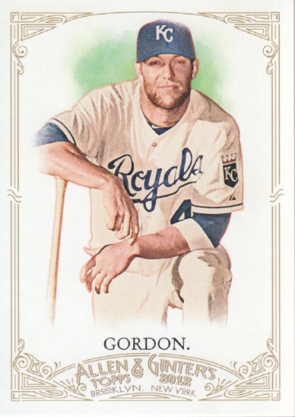 2012 Topps Allen and Ginter #34 Alex Gordon