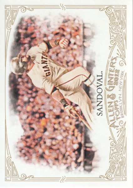 2012 Topps Allen and Ginter #38 Pablo Sandoval