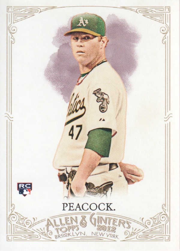 2012 Topps Allen and Ginter #39 Brad Peacock RC
