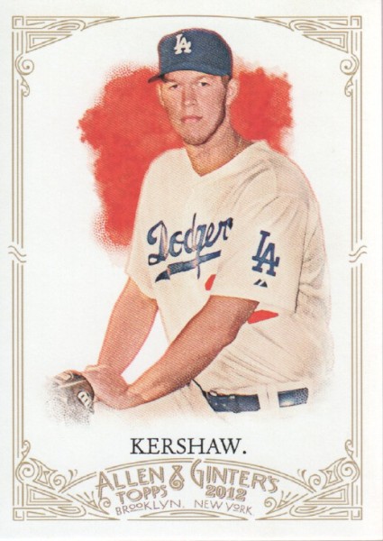 2012 Topps Allen and Ginter #41 Clayton Kershaw