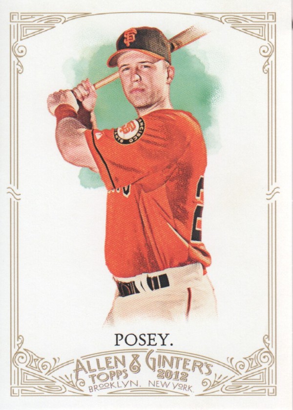 2012 Topps Allen and Ginter #47 Buster Posey