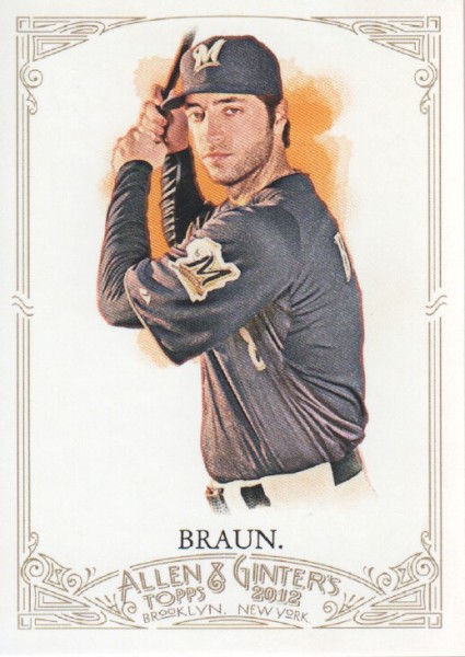 2012 Topps Allen and Ginter #58 Ryan Braun