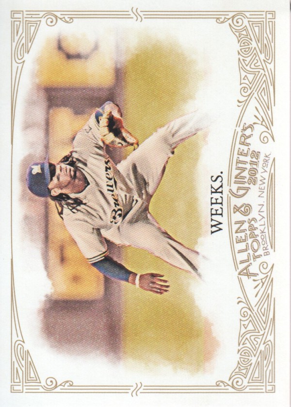 2012 Topps Allen and Ginter #68 Rickie Weeks