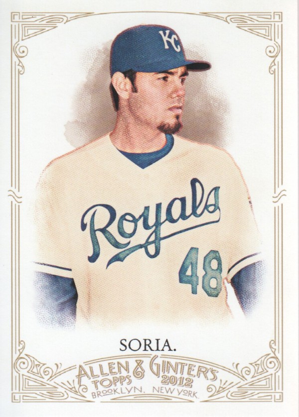 2012 Topps Allen and Ginter #72 Joakim Soria