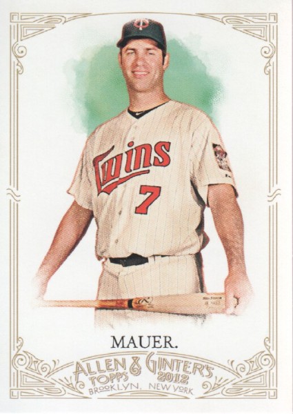 2012 Topps Allen and Ginter #78 Joe Mauer