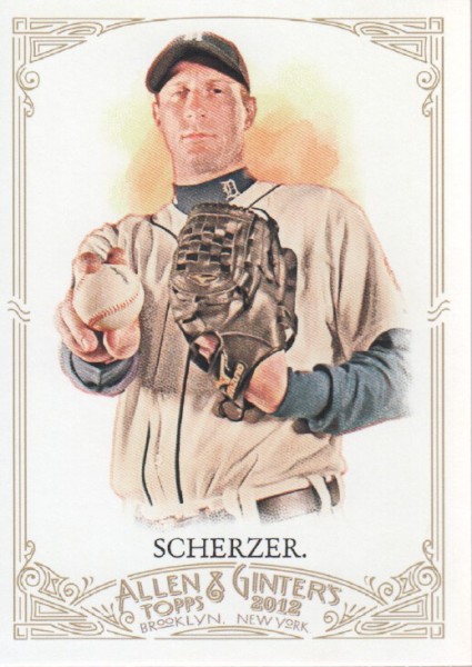2012 Topps Allen and Ginter #97 Max Scherzer