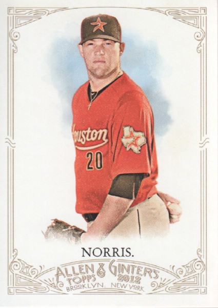 2012 Topps Allen and Ginter #106 Bud Norris