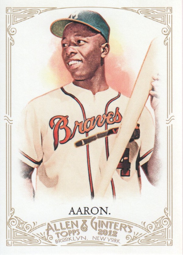 2012 Topps Allen and Ginter #247 Hank Aaron