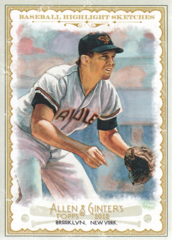 2012 Topps Allen and Ginter Baseball Highlights Sketches #BH5 Brooks Robinson
