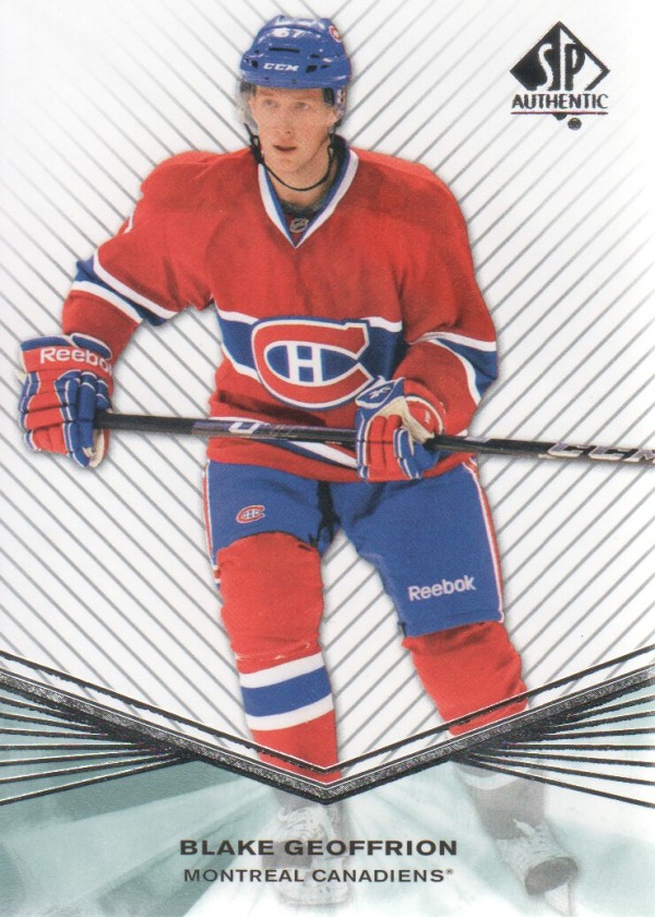 2011-12 SP Authentic Rookie Extended #R49 Blake Geoffrion