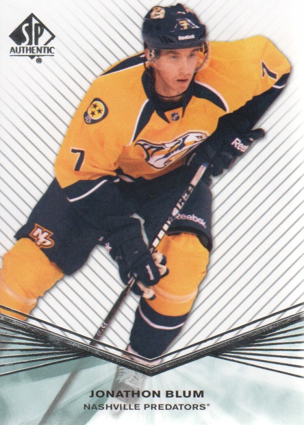 2011-12 SP Authentic Rookie Extended #R50 Jonathon Blum