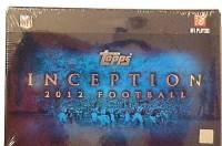 2012 Topps Inception Football Hobby Box