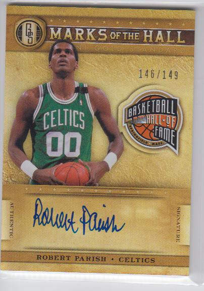 2011-12 Panini Gold Standard Marks of the Hall Autographs #10 Robert Parish/149