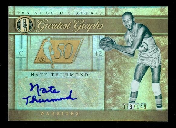 2011-12 Panini Gold Standard Greatest Graphs #31 Nate Thurmond/149