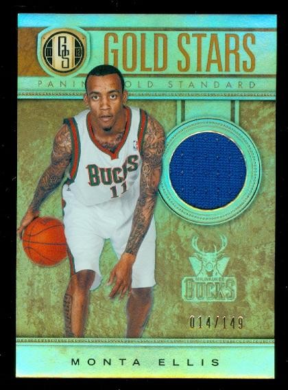 2011-12 Panini Gold Standard Gold Stars Materials #26 Monta Ellis/149