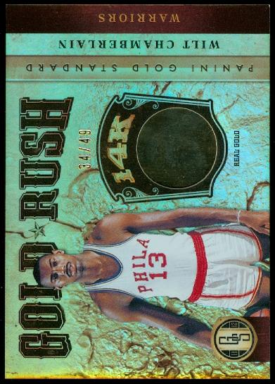 2011-12 Panini Gold Standard Gold Rush #46 Wilt Chamberlain