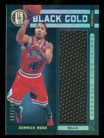 2011-12 Panini Gold Standard Black Gold Threads #24 Derrick Rose/149