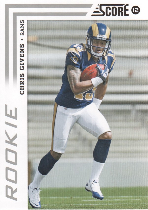 2012 Score #314A Chris Givens RC