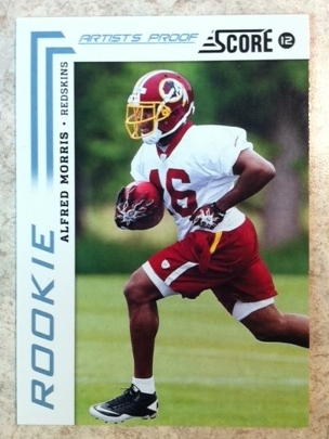 2012 Score Artist's Proof #386 Alfred Morris