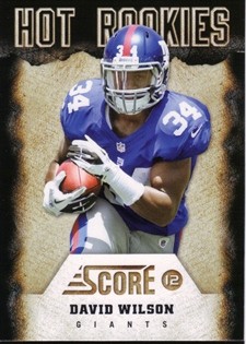 2012 Score Hot Rookies #11 David Wilson