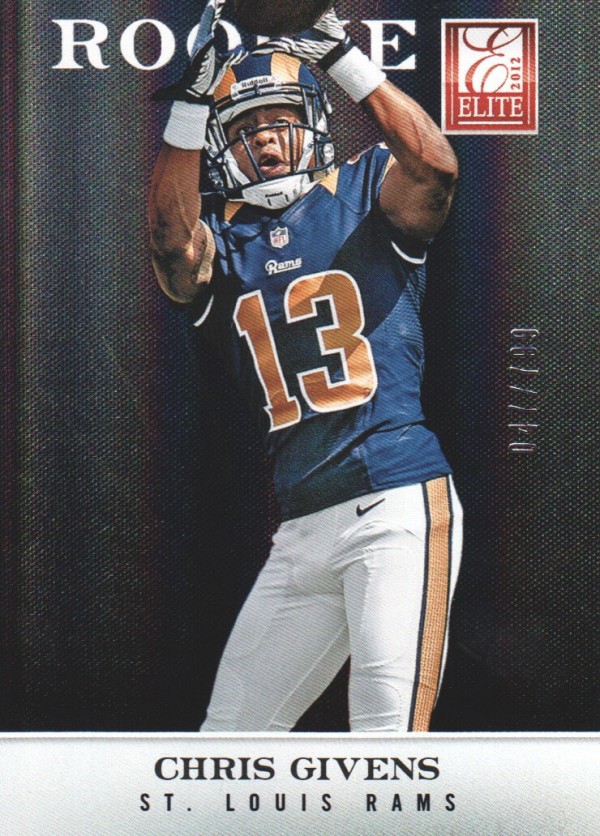 2012 Elite #139 Chris Givens/799 RC