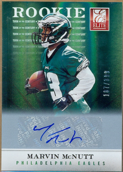 2012 Elite Turn of the Century Autographs #182 Marvin McNutt/399